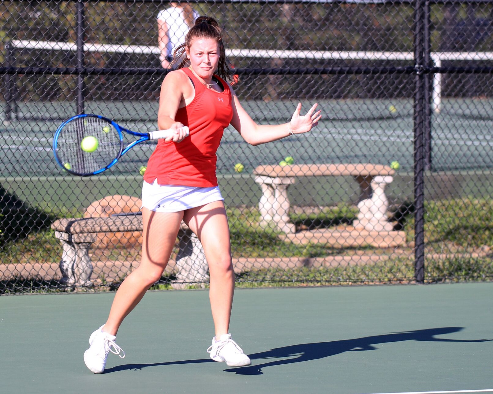 Class 2 girls tennis quarterfinal: Parkway Central 5, Cor Jesu 4